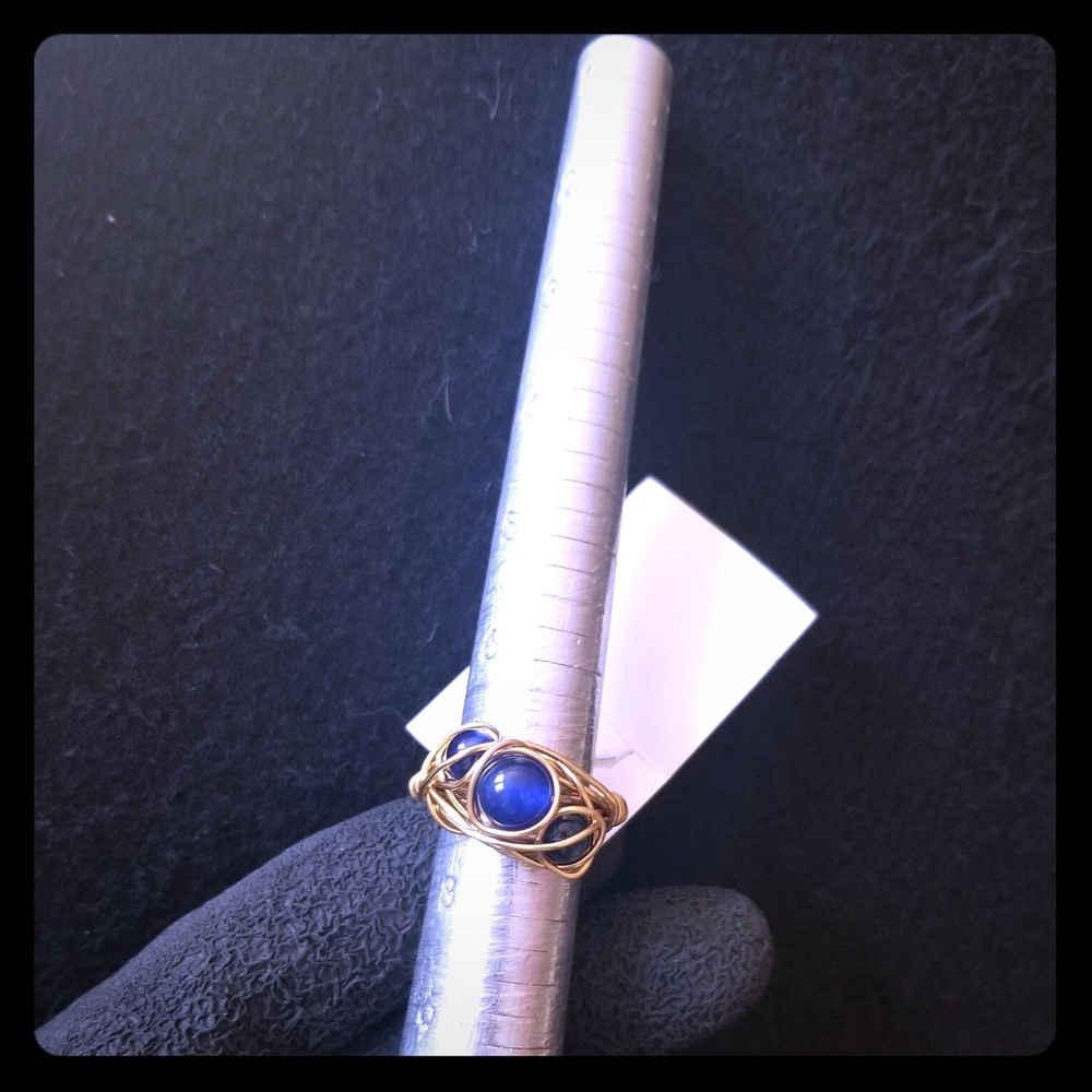 Brass Stone Ring